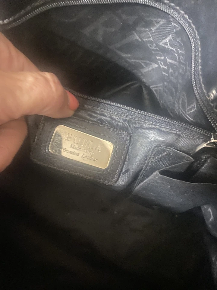 Bolso de hombro Furla grande negro auténtico Foto 4 de 4