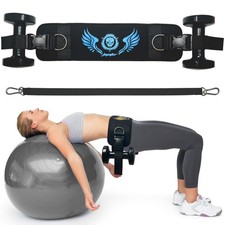2-in-1 Hip Thrust Belt for Men Heavy Duty Glute Workout Equipment for Dum...