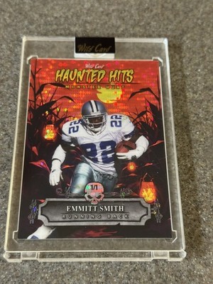 Emmitt Smith 1/1 Haunted Hits Wild Card