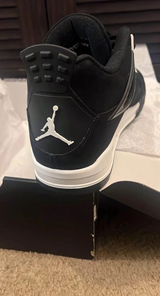 Size 10 - Air Jordan 4 Retro White Thunder - Image 3 of 4