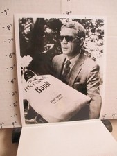NBC TV show photo 1970s THOMAS Crown Affair Steve McQueen money bag