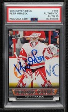 PSA/DNA 2013 Upper Deck Young Guns Petr Mrazek #466 Certified Authentic Auto w5p