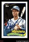 1989 Topps Traded #41T Ken Griffey Jr. RC ROOKIE MARINERS SIGNED AUTO w/ JSA COA