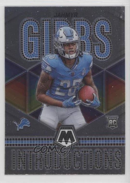 2023 Panini Mosaic Introductions Jahmyr Gibbs #I-5 Rookie RC 1b36