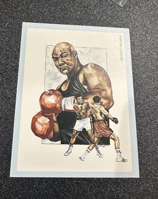 1991 Victoria Gallery Boxing Champions (BLUE Back) George Foreman #15 NM