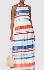 NWT Fabulous Tommy Hilfiger Agatha Striped Maxi Dress Size 8
