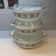 3x Vintage Retro JAJ Pyrex Auflaufformen Chel...