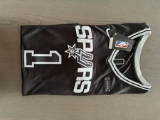 Nike Maillot NBA San Antonio Spurs Wembanyama n°1 noir Dri-FIT Swingman