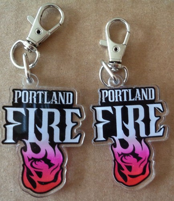 #ad 2 KEYCHAINs Portland FIRE 2026 Game Handout Trailblazers Blazers SGA $7.25