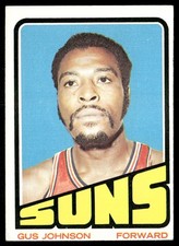 Gus Johnson 1972-73 Topps #6 Phoenix Suns VG MC
