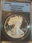 2010 w american silver eagle proof 70 Dcam