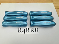Snap-on Tools Pearl Blue 38 Drive Replacement Ratchet Hard Grip 6pc Lot Dinged