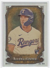 #253 Justin Foscue 2024 Topps Allen & Ginter Hot Box Silver RC Texas Rangers