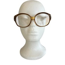 Christian Dior CD Optyl Round Honey Glasses 2109 Vintage Frames Only 70s