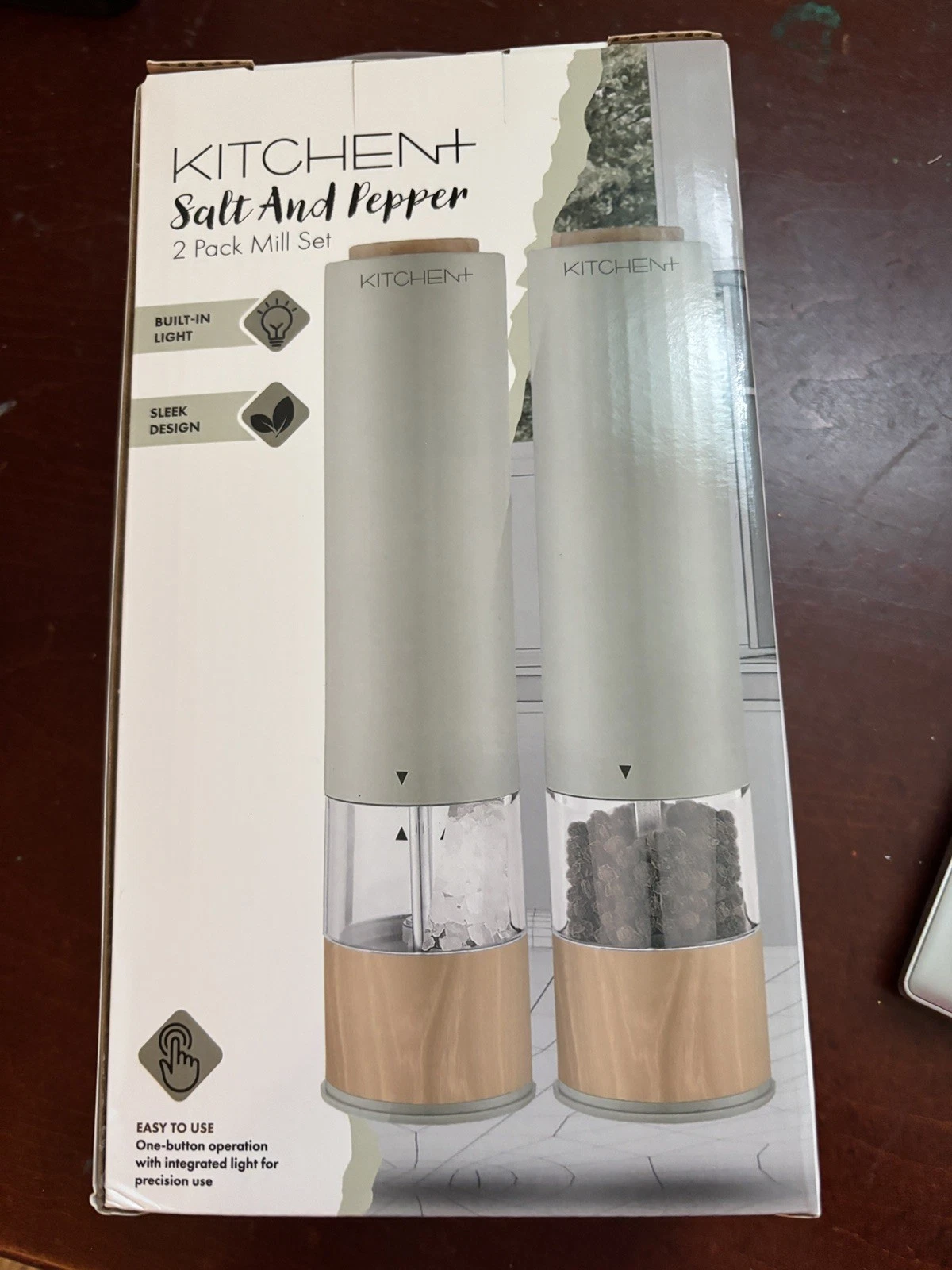 Kitchen Salt And Papper 2 Pack Mill Set