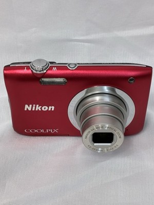 Nikon Coolpix A100 Red Compact Digital Camera 20.0 MP