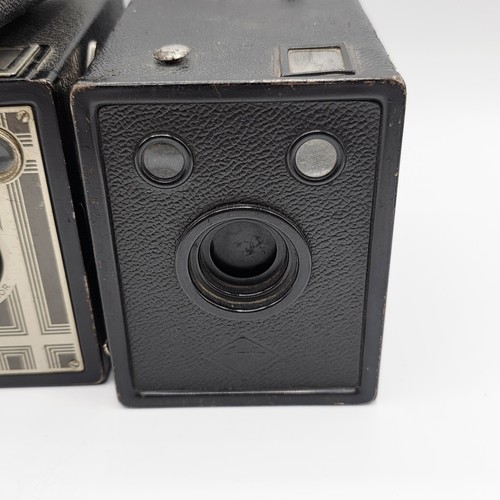 Lot of 5 Vintage Box Cameras Kodak Brownie Junior Ansco Shur Shot Craftsman More - Picture 2 of 20