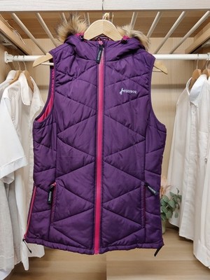 EQUIDOR GILET BODYWARMER JACKE MEDIUM LILA STEPPUNG REITER PFERD KAPUZE DAMEN