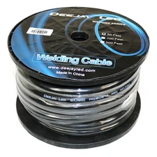 Deejay LED TBH050WELD 0 Gauge Copper Power Cable Used For Vehicular Audio