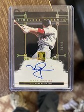 2024 Panini Impeccable Timeless Moments Mark McGwire 82nd HR Autograph 02/10