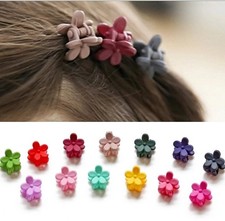 Bangs Mini Assorted Colored Hair Claw Clips, 30 Pieces - Hair Pins for Little...
