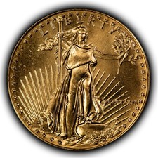 1987 G$25 1/2 oz Gold American Eagle - Low Mintage Key Date - BU - SKU-G5401 5580.00 per troy oz