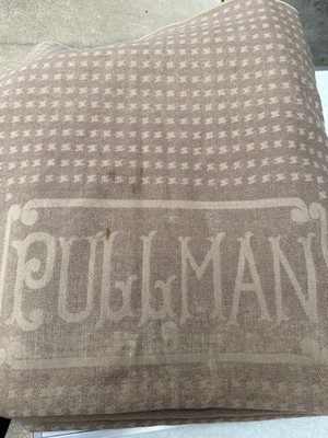Pullman Vintage Wool Blanket for Train Sleeper Car 19 56x84 Inches