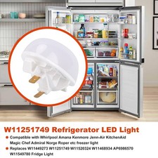 2-LED Freezer Light Bulb Efficient Replacement For Amana Refrigerator