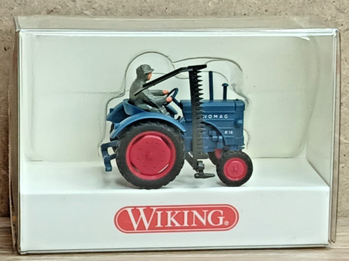 #WIKING H0 8850228  Trattore Agricolo Hanomag R 16 con  Conducente OVP | Zustand: Usato