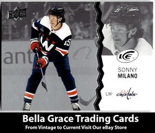 2023-24 Upper Deck Ice Sonny Milano #75 Washington Capitals NHL Hockey