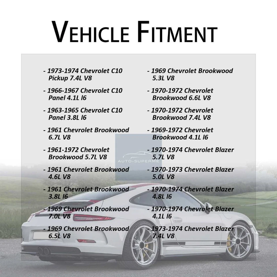 Bomba de direção hidráulica para 1966 1967 Chevrolet Caprice 4.6L - Imagem 4 de 4