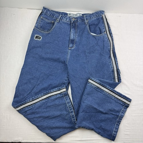 Vintage Plugg Baggy Jeans Adult 36x29 Rave Cyberian Tech Y2K 90s Hipster
