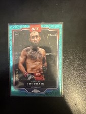 2025 Topps Chrome UFC No. 67 Charles Jourdain RC Teal Lazer Refractor 157/175