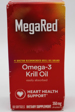 UPC 020525104953 product image for MegaRed Omega-3 Krill Oil Heart Health Support 60 Softgels - EXP 09/2026 | upcitemdb.com
