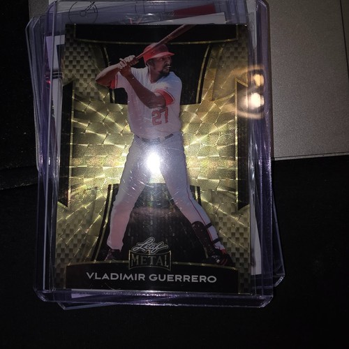 2025 LEAF METAL GOLD SUPERFRACTOR #177 VLADIMIR GUERRERO 1/1 -LA ANGELS - Picture 3 of 3