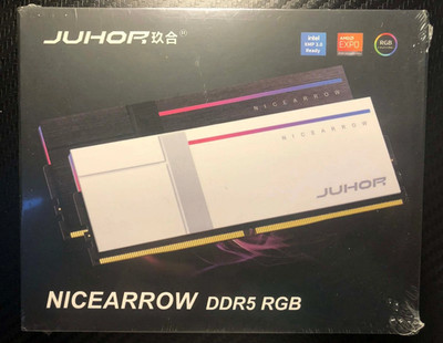 JUHOR DDR5 RGB 32GB (2x16GB) 6000 CL28 XMP/EXPO Overclocking