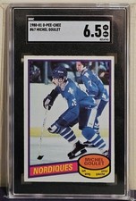 Michel Goulet 1980 OPC O Pee Chee RC Rookie Card Not PSA 67 SGC 6.5 Centered . rookie card picture