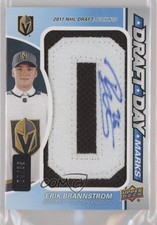 2019 SP Game Used Draft Day Marks Rookies 4/35 Erik Brannstrom #DDM-EB Auto um0