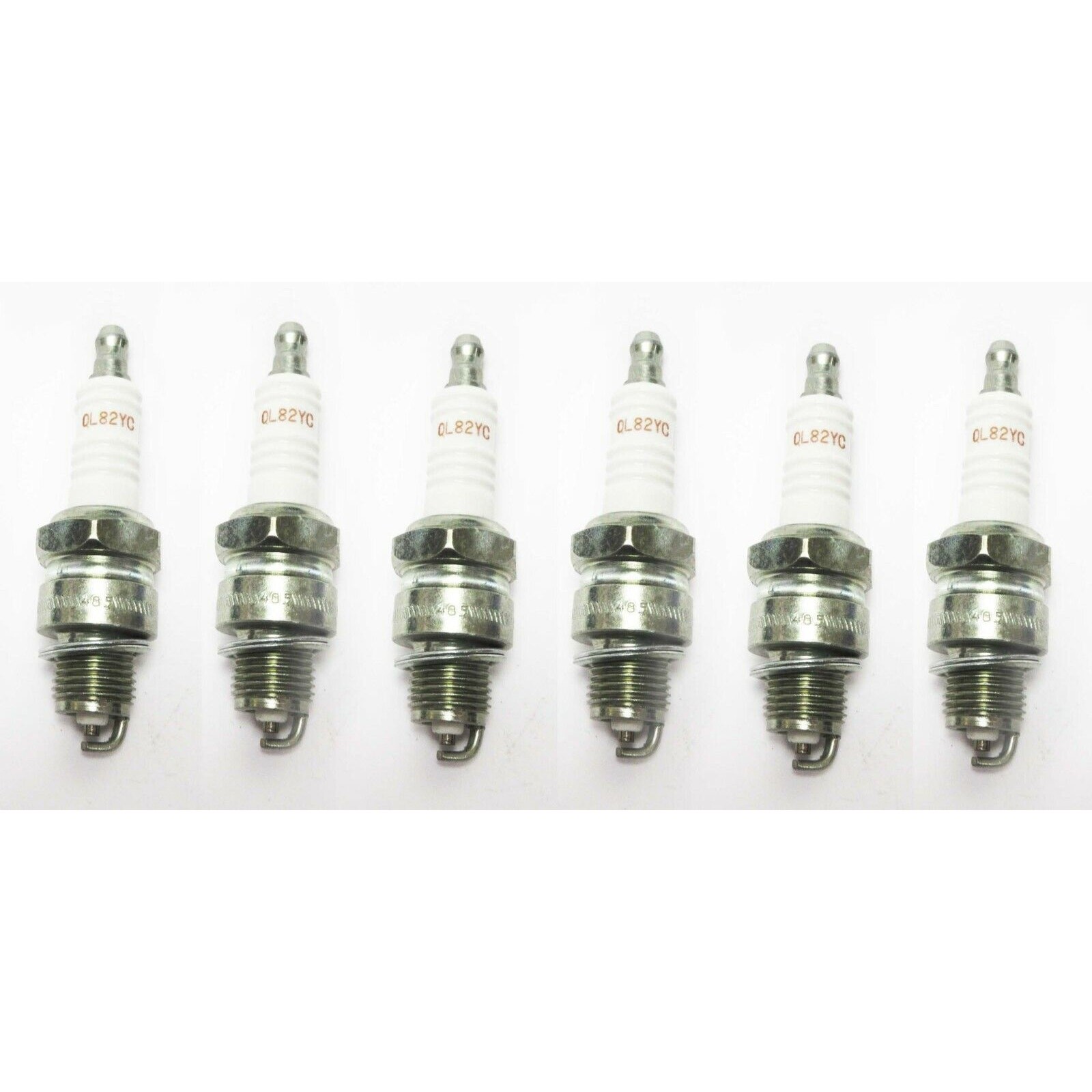 Champion QL82YC Spark Plugs 6 Pack Marine 932 Replaces 0437680 Evinrude Johnson