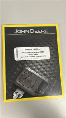 John Deere ZTrak Pro Series Gas Z900E,M,R Mower Operator's Manual,OMTCU18427,I-5