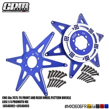 GPM Aluminum 7075 Front & Rear Wheel Pattern Buckle LOSI 1/4 Promoto MX
