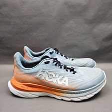 Hoka One One Mach 5 Shoes Mens Size 10 Blue Orange Running Training Sneakers