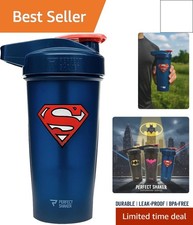 ACTIV DC Comics Justice League Series Leak-Proof, BPA-Free, Shatter-Resis...