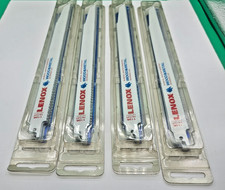 4-5 Pack Saw Blades Wood & Metal Reciprocating LENOX 12" 10/14T 20583-110R