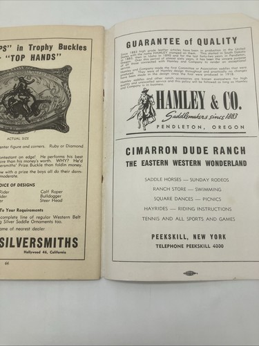 Rodeo History & Records By FOG HORN CLANCY 1947 Roy Rogers Gene Autry SCARCE - Picture 13 of 13