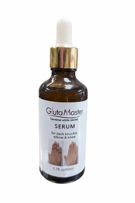 GlutaMaster Serum Strong Whitening Dark Skin Knuckles Feet Knees Elbows Armpit