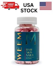 WEEM Hair Skin and Nails Gummies - Supports Healthy Hair - Vegan biotin Vitamins