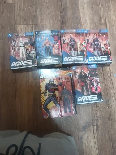Hasbro G.I. Joe Classified Series Tomax And Xampt 6" Action Figures  Lot Of 6!!!