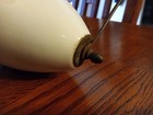 ANTIQUE ACORN SHAPED PORCELIAN & BRASS INSULATOR 5" TALL X 9 1/2" DIAM. U.S.A. — photo 2