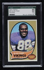 1970 Topps Alan Page #59 SGC 86 HOF 16yo